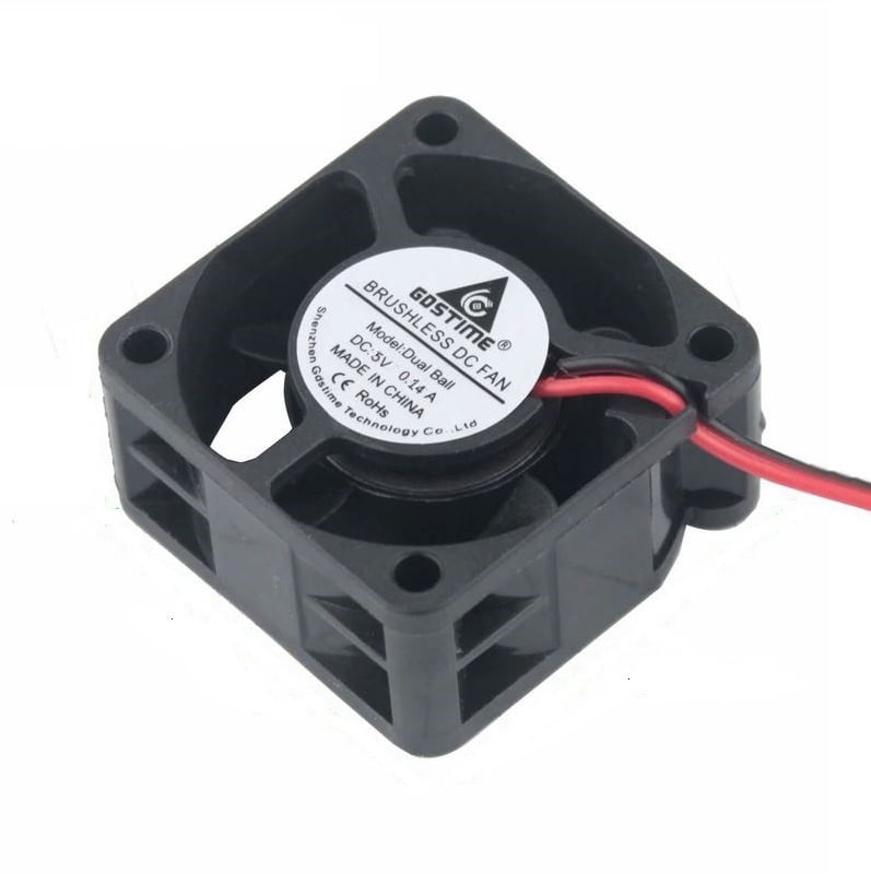 Small 5V 0.3A Turbo Air Intake Fan 40x40x20mm - compoindia.com